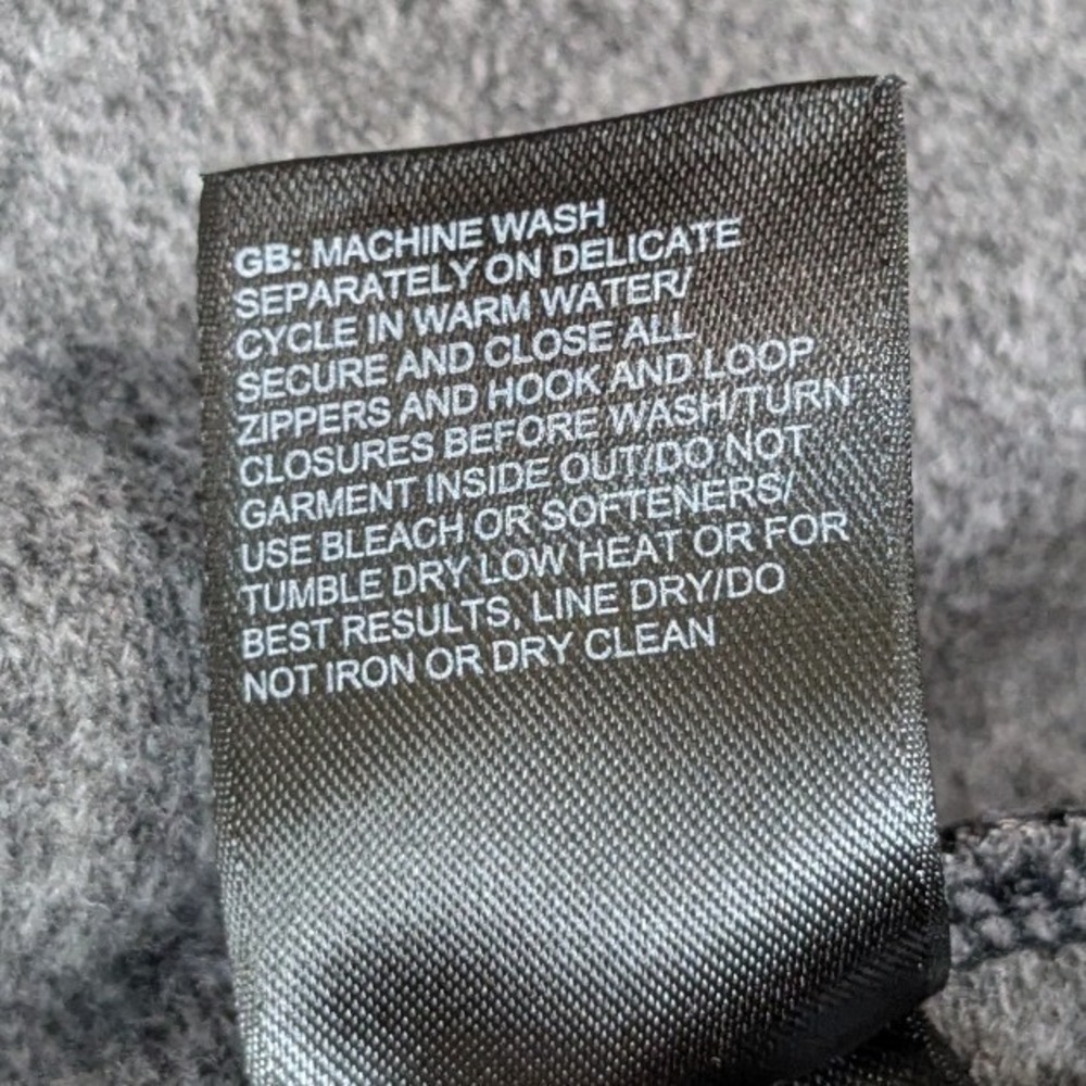 The North Face Womens Cinder 100 Performance Jacket Gorpcore Large Black Gray - Picture 8 of 9